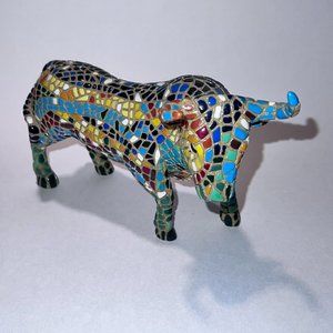 Vintage Toros Barcino's Mosaic Bull